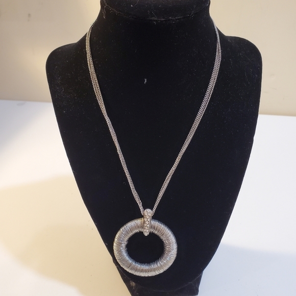 Necklace with Pendant  silver tone - Picture 8 of 8